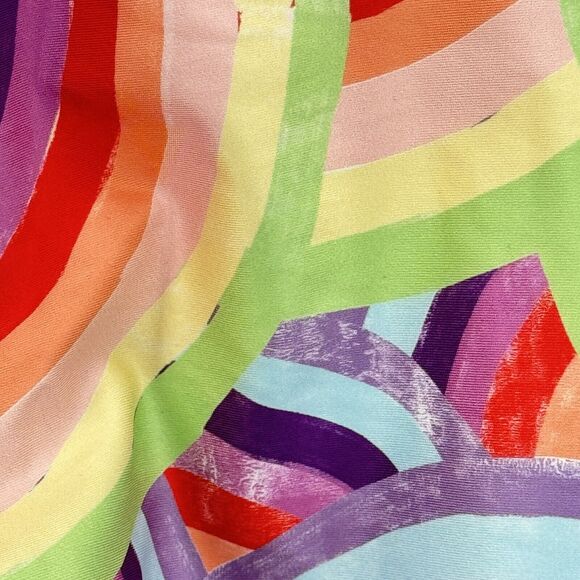 WILDFOX Women's 7/8 Legging High Waisted Soleil Stripes Athletic Rainbow XS NEW - Picture 11 of 11